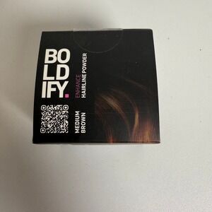 Boldify Enhance Hairline Powder Medium Brown 4g‎ New Sealed